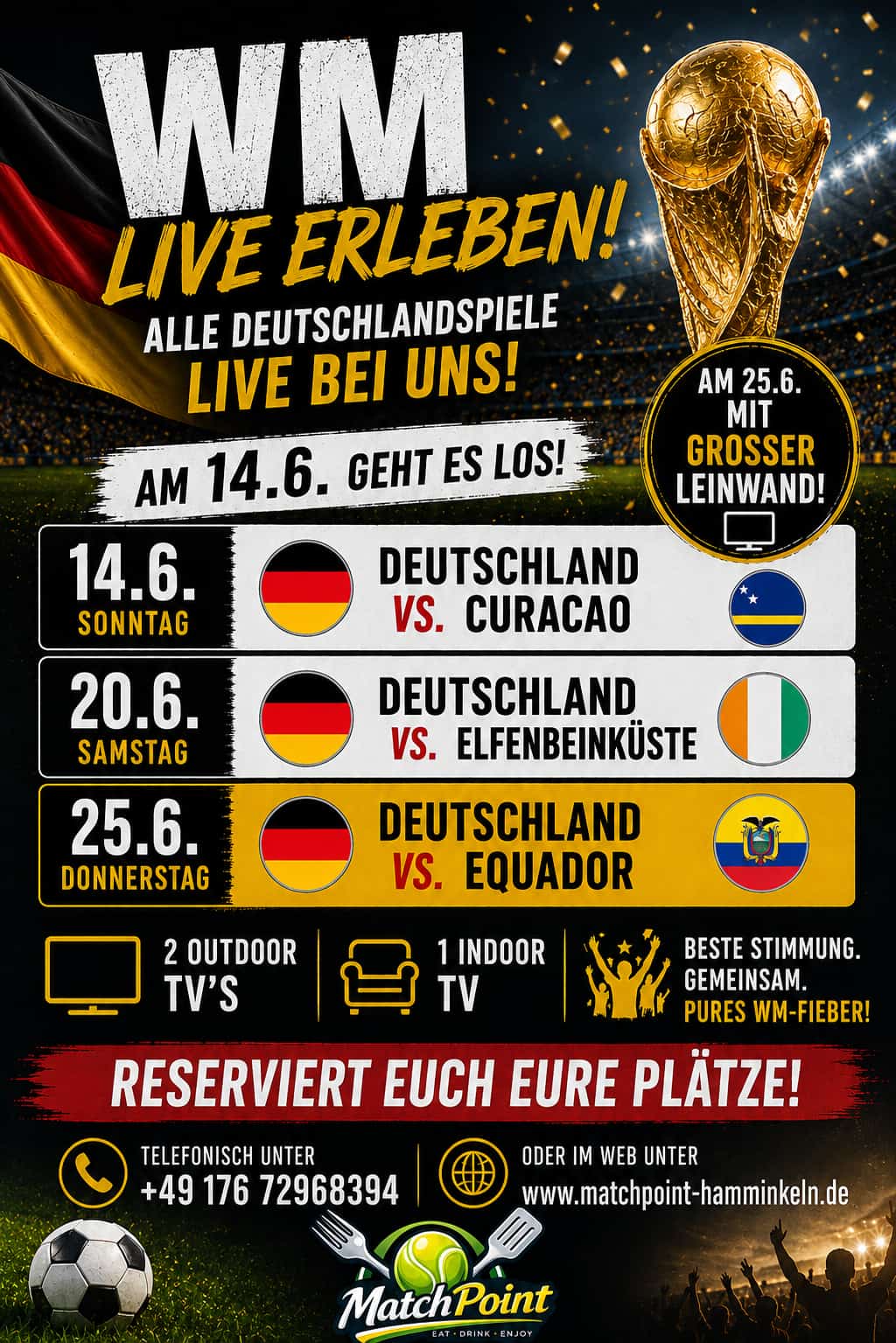 Eventplakat WM Puplic Viewing